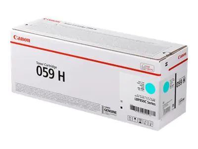 Canon 059 H - Mit hoher Kapazität - Cyan - Original - Tonerpatrone - für i-SENSYS LBP852Cx; Satera LBP851C, LBP852Ci