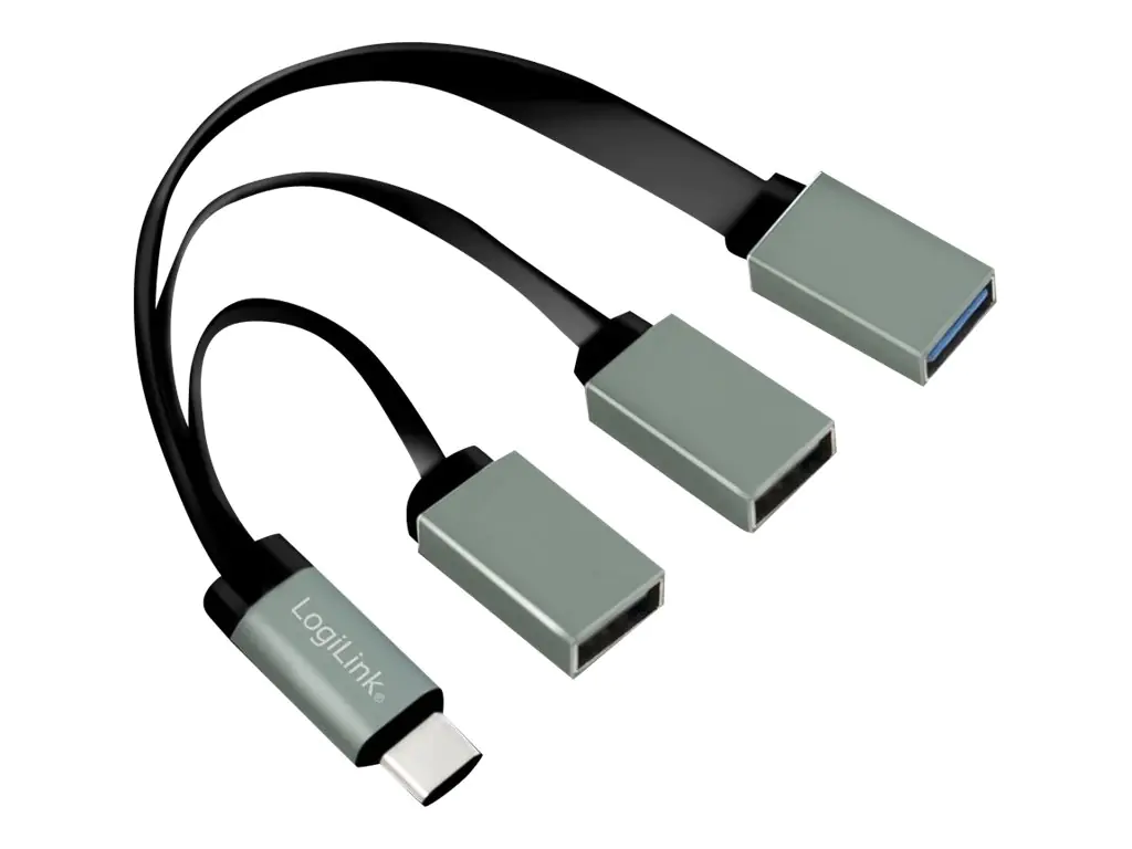 LogiLink USB-C hub, 3-Port - Hub - 3 x SuperSpeed UA0315