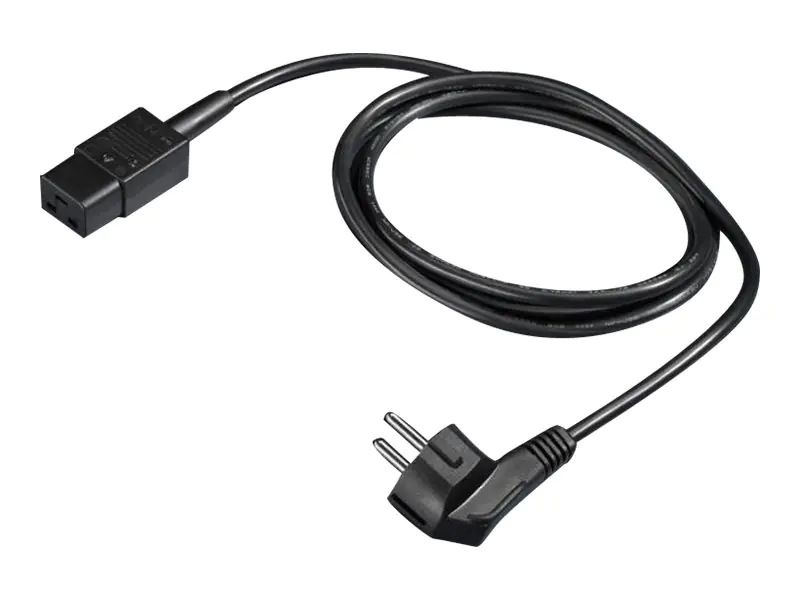 Rittal DK - Stromkabel - CEE 7/4 (M) gewinkelt bis IEC 60320 C19 16A - 100-240 V - 16 A - 1.8 m