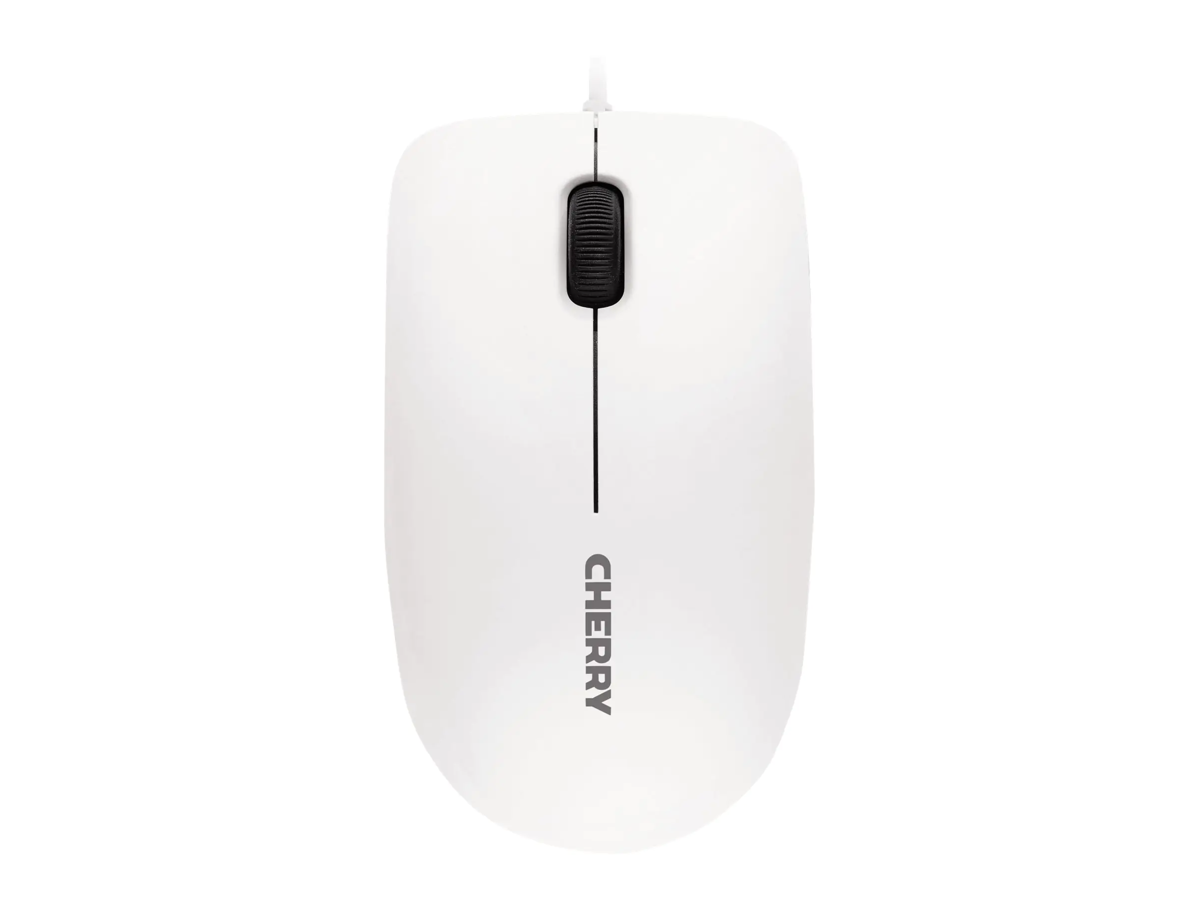 CHERRY MC 1000 - Maus - rechts- und linkshändig - optisch - 3 Tasten - kabelgebunden - USB - weiß (Oberteil), schwarzer Unterbau CHERRY MC 1000 - Maus - rechts- und linkshändig - optisch - 3 Tasten - kabelgebunden - USB - weiß (Oberteil), schwarzer Unterbau