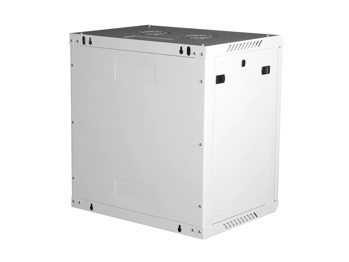 Roline Basic Plus - Gehäuse Netzwerkschrank - 600x450 BxT - geeignet für Wandmontage - RAL 7035, Hellgrau - 12U - 48.3 cm (19")