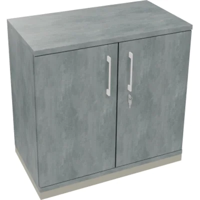 Flügeltürenschrank 2OH B800xT442xH781 si/Beton