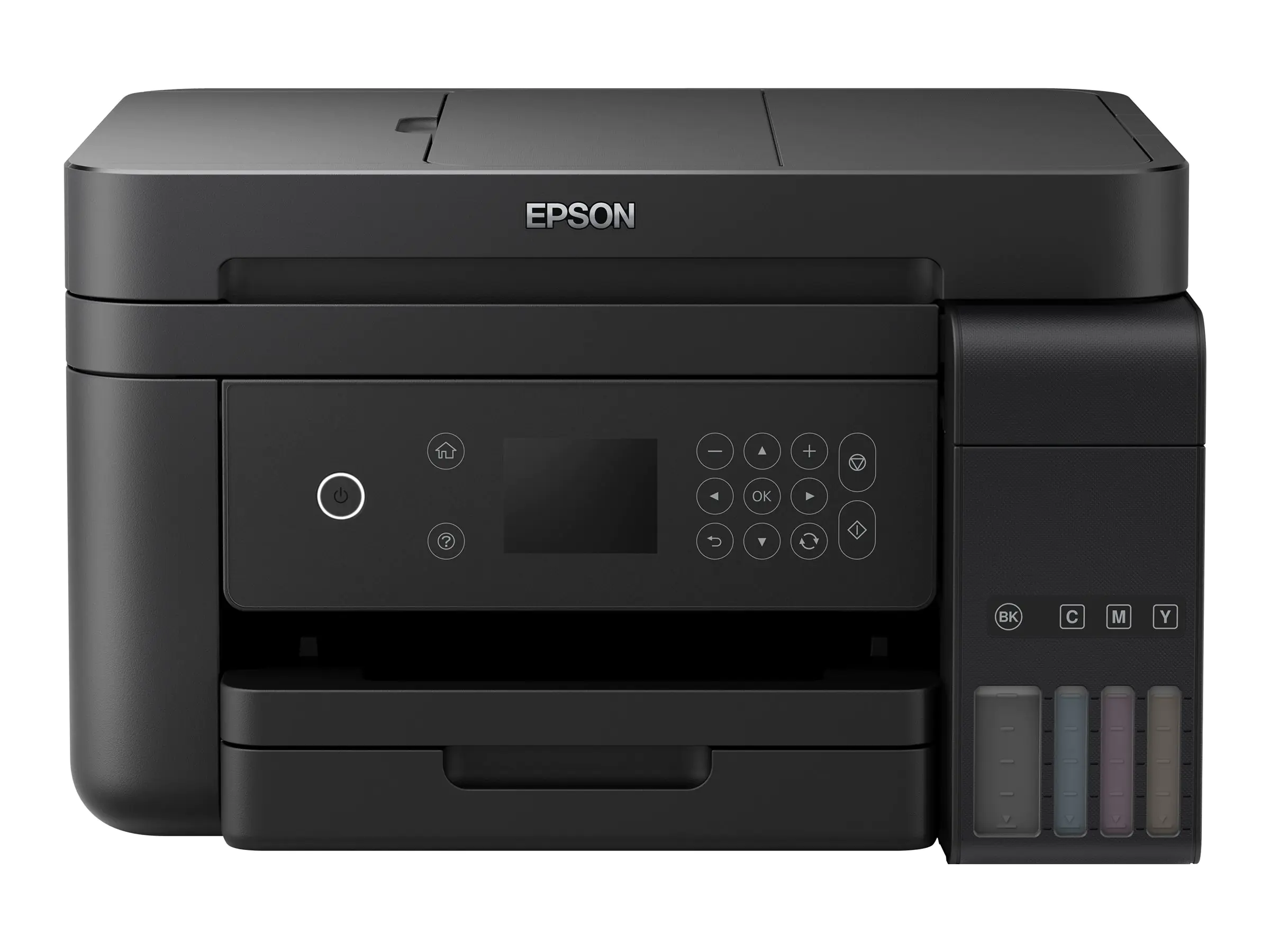 Epson EcoTank ET-3750 - Multifunktionsdrucker - Farbe - Tintenstrahl - A4/Legal (Medien) - bis zu 15 Seiten/Min. (Drucken) - 150 Blatt - USB, LAN, Wi-Fi