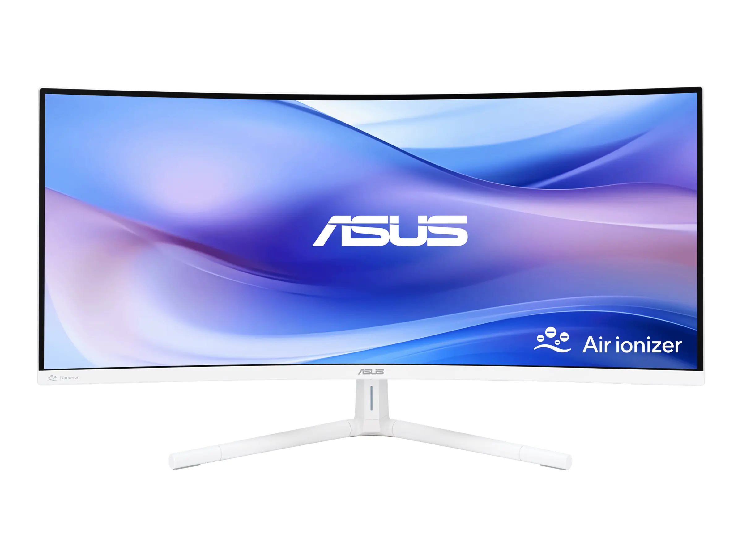 ASUS VU34WCIP-W Eye Care Monitor 34 inch WQHD 3440x1440 1500R Curvature Frameless 100Hz - Flachb
