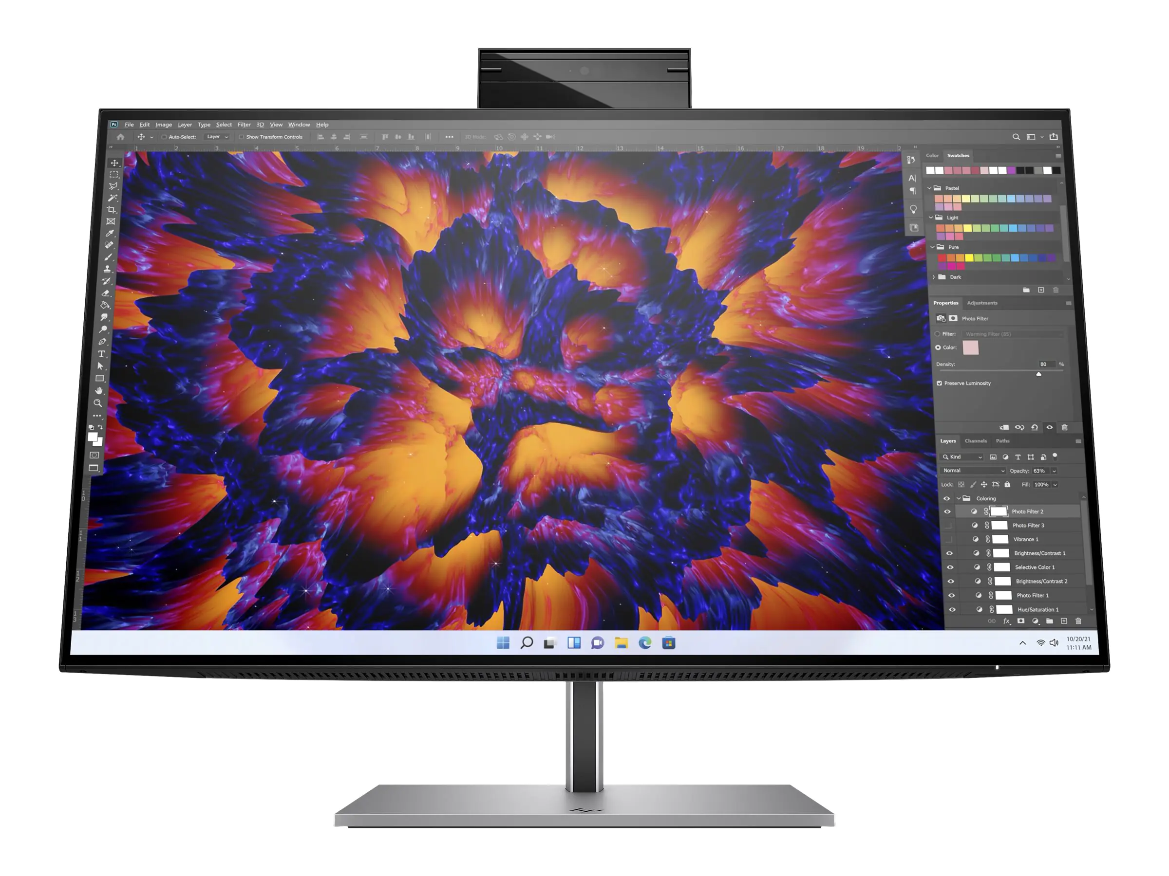 HP Z24m G3 - LED-Monitor - 60.5 cm (23.8") - 2560 x 1440 QHD @ 90 Hz - IPS - 400 cd/m² - 1000:1 - DisplayHDR 400 - 5 ms - HDMI, DisplayPort, USB-C