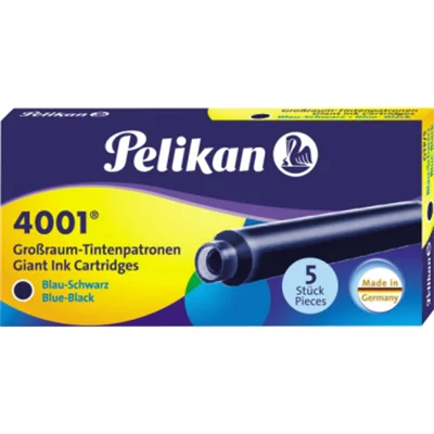 Pelikan Tintenpatrone 4001 GTP/5 310607 blauschwarz 5 St./Pack. Pelikan Tintenpatrone 4001 GTP/5 310607 blauschwarz 5 St./Pack.