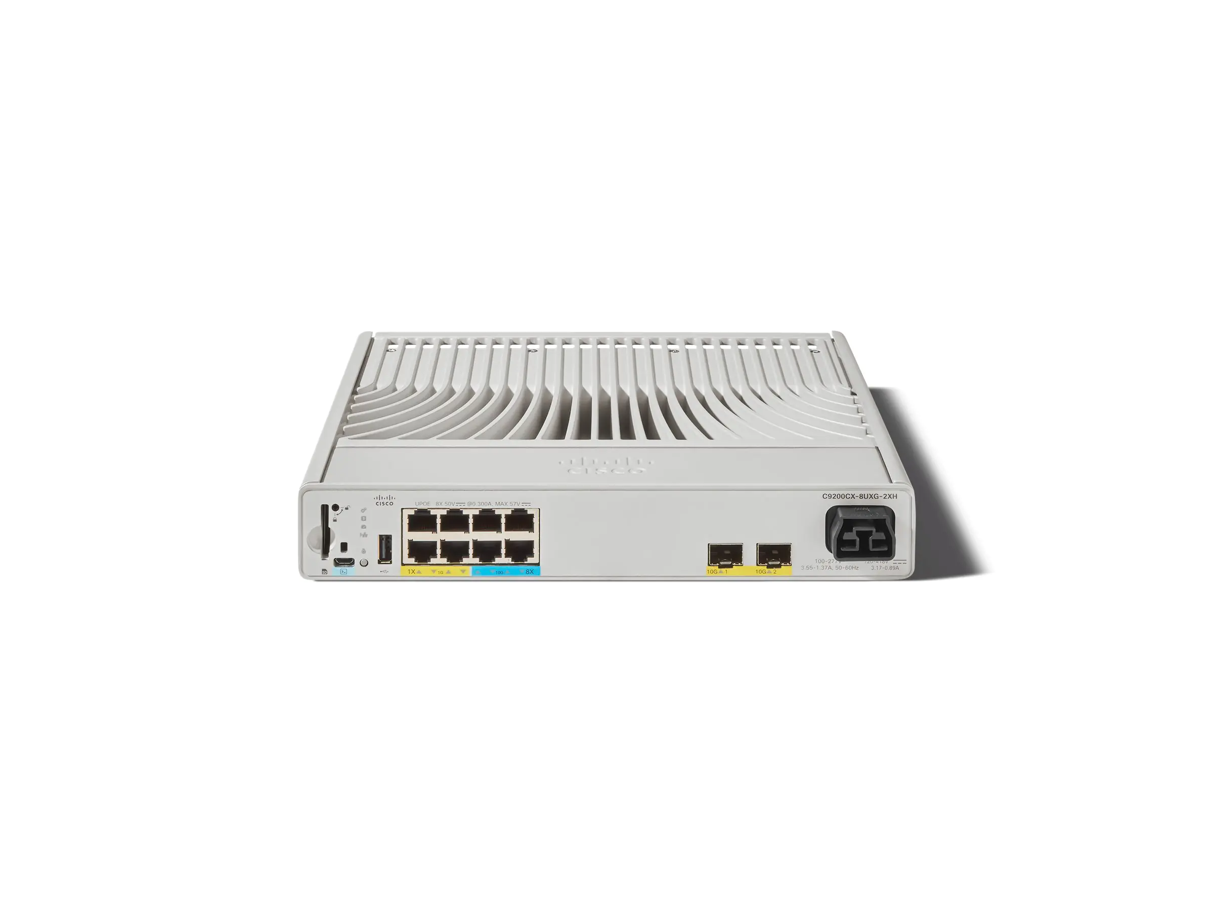 Cisco Catalyst 9200CX - Network Advantage - Switch - kompakt - L3 - managed - 4 x 10/100/1000 (UPOE) C9200CX-8UXG-2XH-A