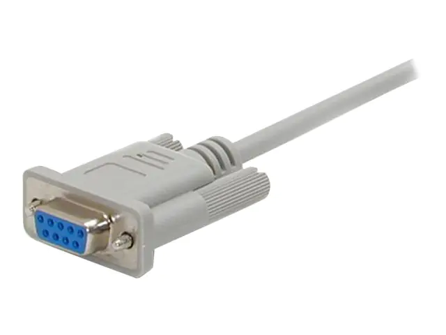 StarTech 3m gekreuztes DB9 auf DB25 Seriell Nullmodemkabel - Bu/St - 9 polig Nullmodem Kabel - Nullmodemkabel - DB-9 (W)