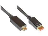 Good Connections DP14-HDMI, 2 m, DisplayPort, HDMI, Stecker, Stecker, Gerade