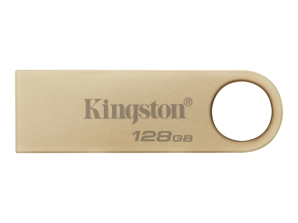 Kingston DataTraveler SE9 G3 - USB-Flash-Laufwerk - 128 GB - USB 3.2 Gen 1 - Gold