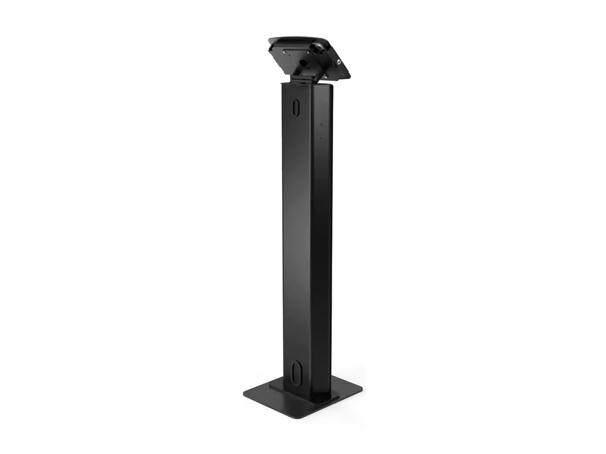 Compulocks iPad Mini 8.3" Space Enclosure Brandable Floor Stand - Befestigungskit (Aufstellung, Gehäuse) - für Tablett - Branding-fähig - verriegelbar - hochwertiges Aluminium - Schwarz - Bildschirmgröße: 21.1 cm (8.3") - Montageschnittstelle: 100 x