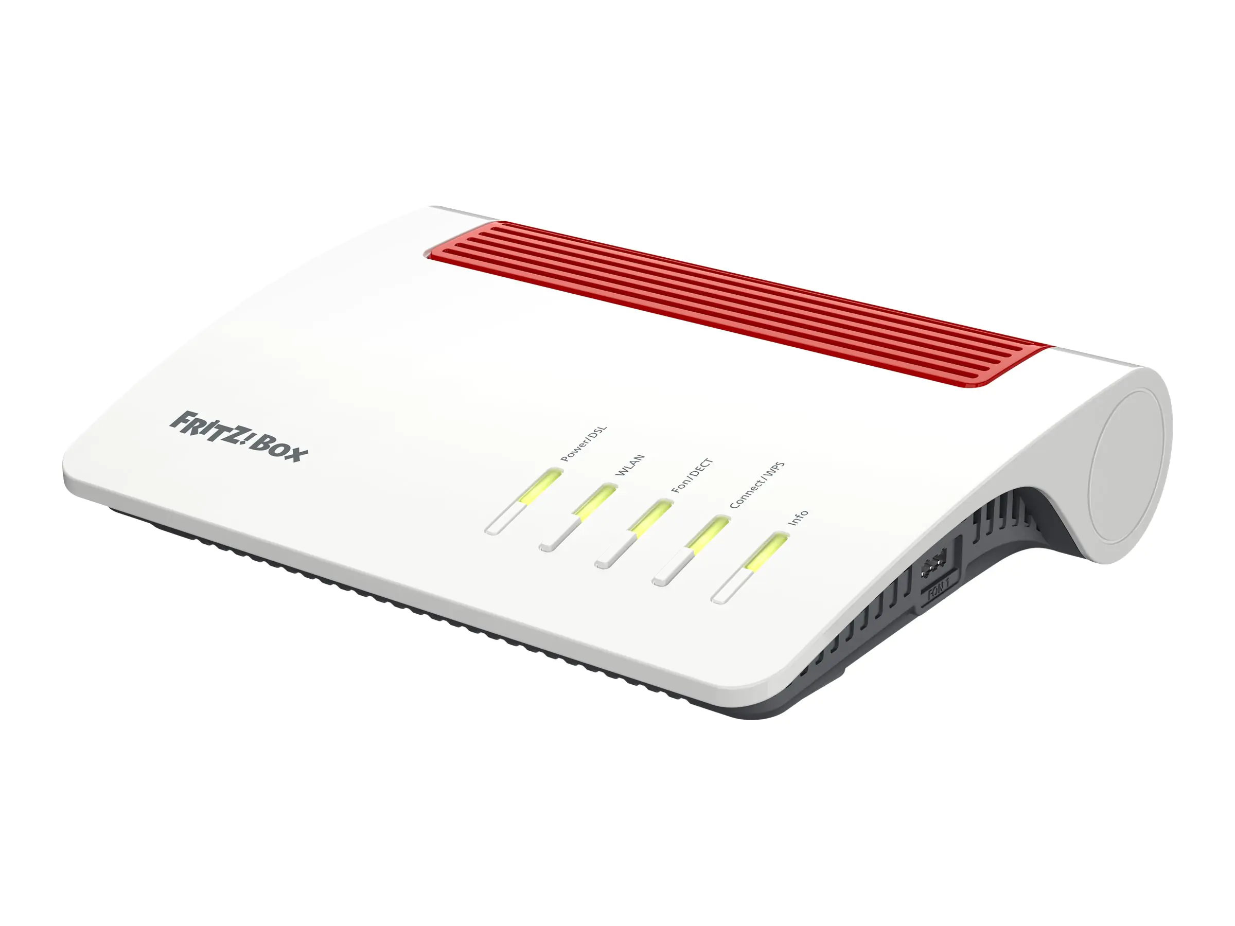 FRITZ! Box 7590 AX, Wi-Fi 6 (802.11ax), Dual-Band (2,4 GHz/5 GHz), Ethernet/LAN, ADSL2+, Weiß, Tabletop-Router 20002999