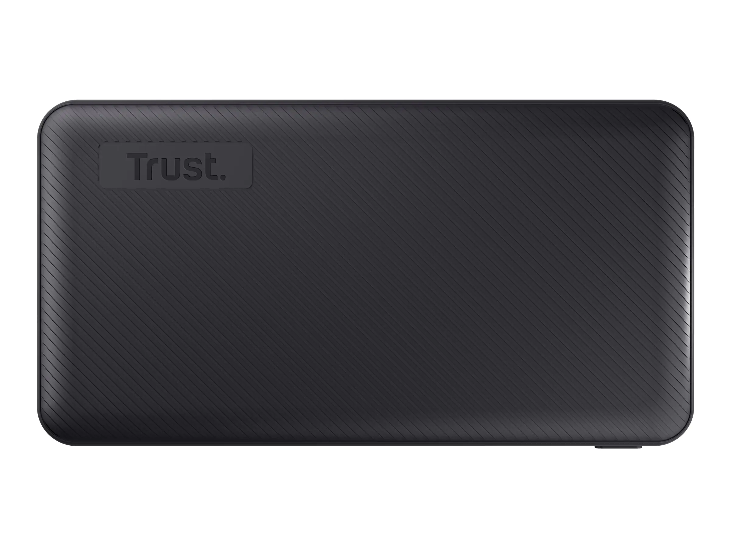 Trust Primo Ultra-thin - Powerbank - 10000 mAh - 37 Wh - 15 Watt - 3 A - Fast Charge - 3 Ausgabeanschlussstellen (2 x USB, USB-C) 24678