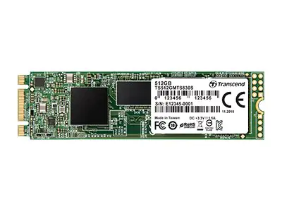 Transcend MTS830S - SSD - 512 GB - intern - M.2 2280 - SATA 6Gb/s