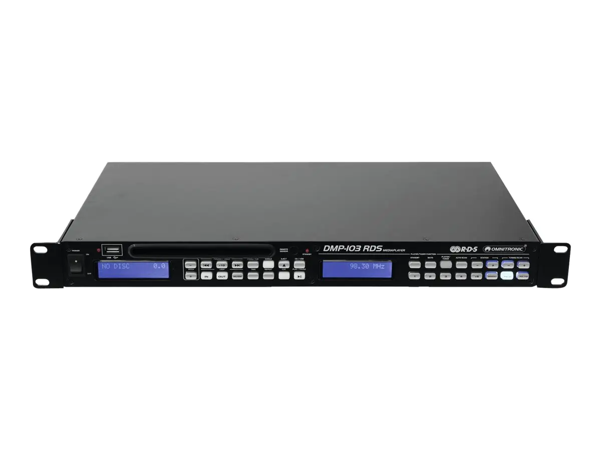 Omnitronic DMP-103RDS - CD-Player/Radio