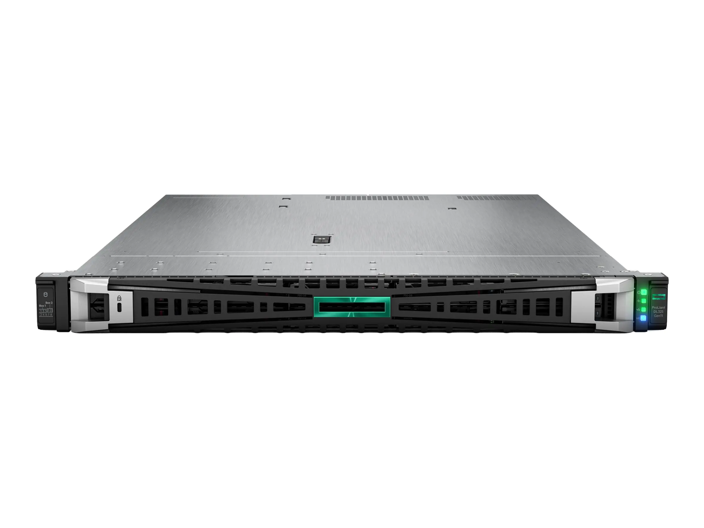 HPE ProLiant DL325 Gen11 - Server - Rack-Montage - 1U - 1-Weg - 1 x EPYC 9124 / 3 GHz - RAM 64 GB - SATA/SAS/NVMe - Hot-Swap 6.4 cm (2.5") Schacht/Schächte - SSD 2 x 480 GB - 1GbE - Monitor: keiner - Smart Choice HPE ProLiant DL325 Gen11 - Server - Rack-Montage - 1U - 1-Weg - 1 x EPYC 9124 / 3 GHz - RAM 64 GB - SATA/SAS/NVMe - Hot-Swap 6.4 cm (2.5") Schacht/Schächte - SSD 2 x 480 GB - 1GbE - Monitor: keiner - Smart Choice