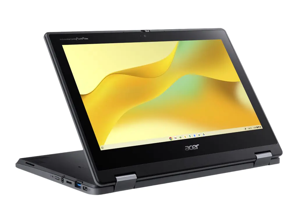 Acer Chromebook Spin 511 R756TN-TCO - Flip-Design - Intel N-series N100 - Chrome OS - UHD Graphics - 4 GB RAM - 128 GB eMMC - 29.5 cm (11.6") IPS Touchscreen 1366 x 768 - Wi-Fi 6E - Schiefer schwarz - kbd: Deutsch