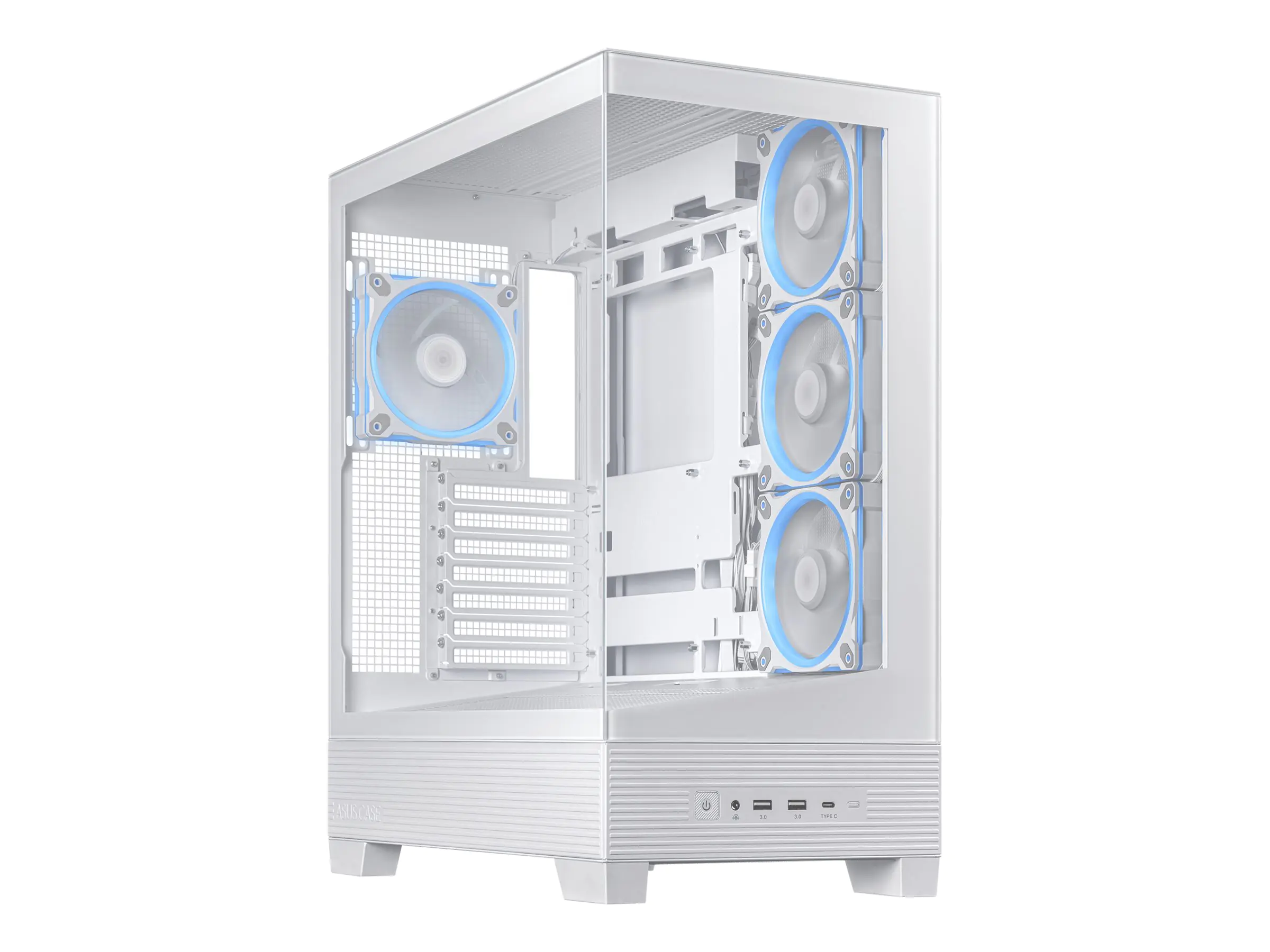 ASUS A31 Plus TG ARGB White 90DC00R3-B19000 - Midi/Minitower - ATX