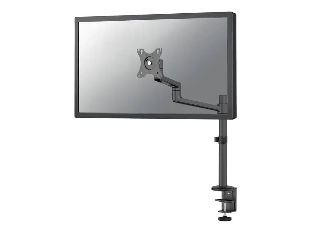 Neomounts DS60-425BL1 - Befestigungskit (Spannbefestigung für Tisch, Tisch-Kabeldurchführu