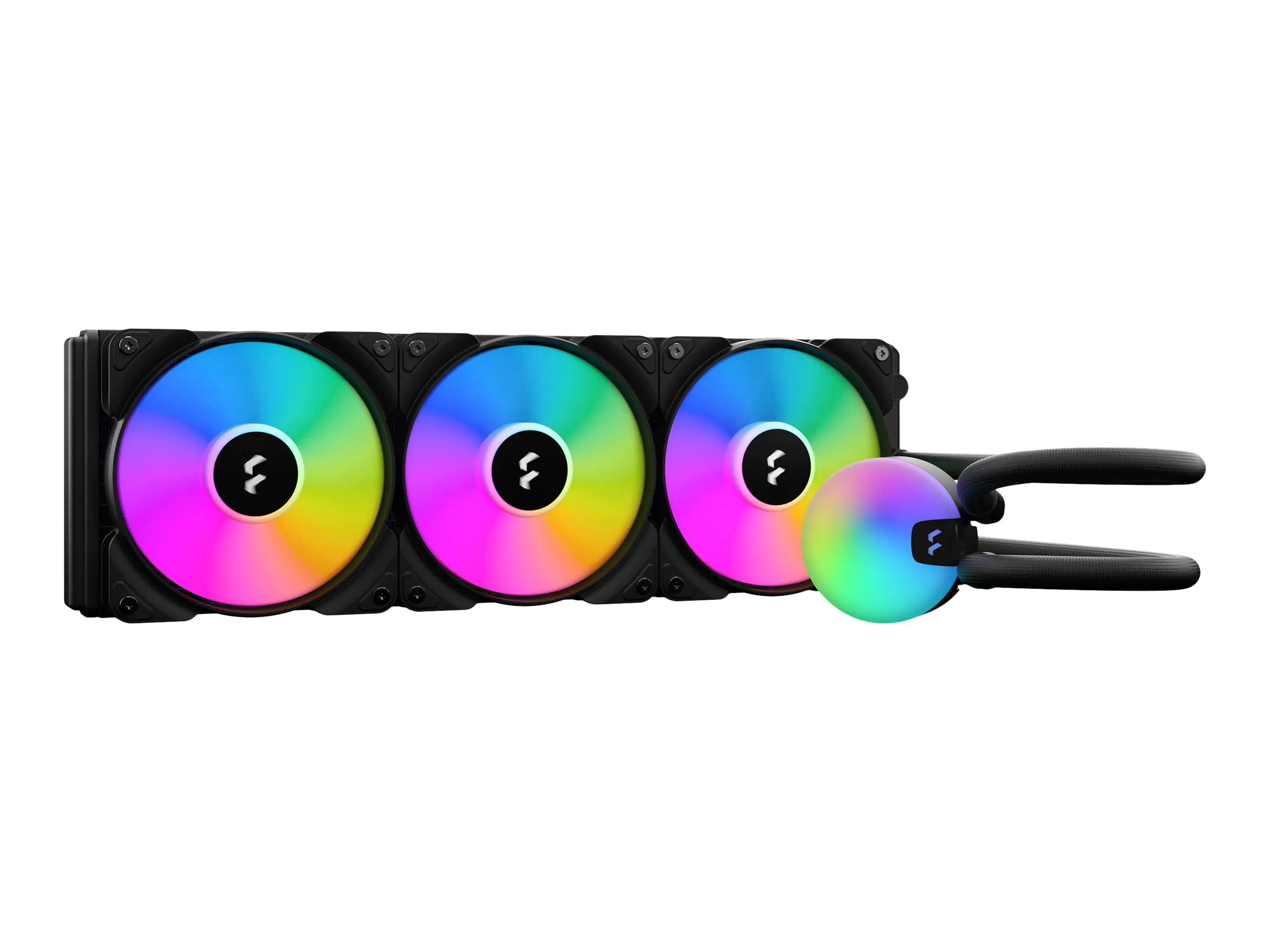Fractal Design Lumen S36 RGB - Prozessor-Flüssigkeitskühlsystem - (für: LGA1156, AM2, AM2+, LGA1366, AM3, LGA1155, AM3+, LGA2011, FM1, FM2, LGA1150, FM2+, LGA2011-3, LGA1151, AM4, LGA2066, LGA1200, LGA1700, AM5) - 120 mm
