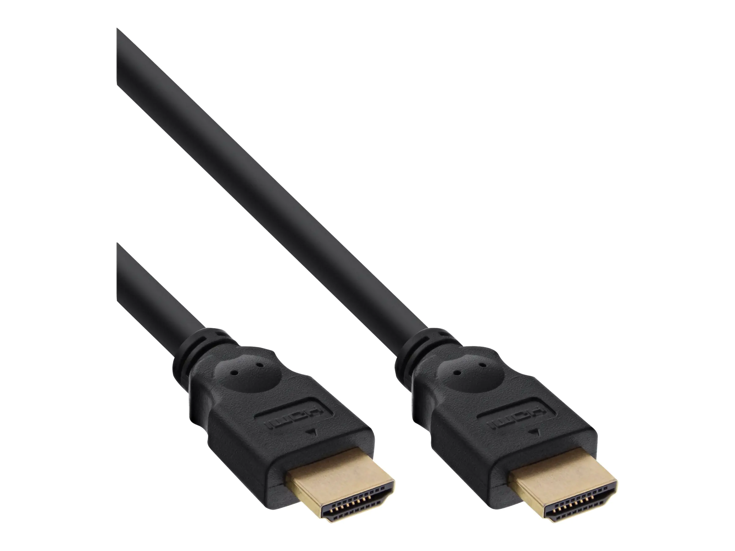 InLine - High Speed - HDMI-Kabel - HDMI männlich zu HDMI männlich - 2 m - Schwarz (Packung mit 30)