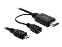 Delock Videokabel 82990 1.5 m Schwarz