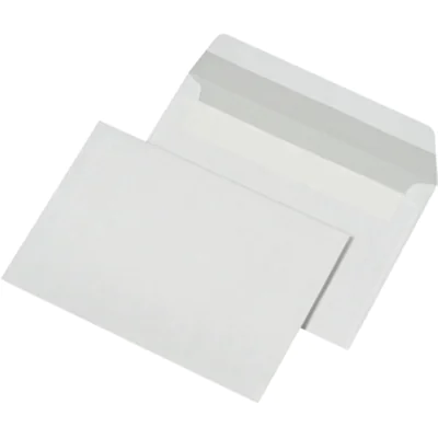 MAILmedia Briefumschlag DIN C6 162 x 114 mm (B x H) ohne Fenster 80g/m² mit Haftklebung Papier weiß 1.000 St./Pack. MAILmedia Briefumschlag DIN C6 162 x 114 mm (B x H) ohne Fenster 80g/m² mit Haftklebung Papier weiß 1.000 St./Pack.