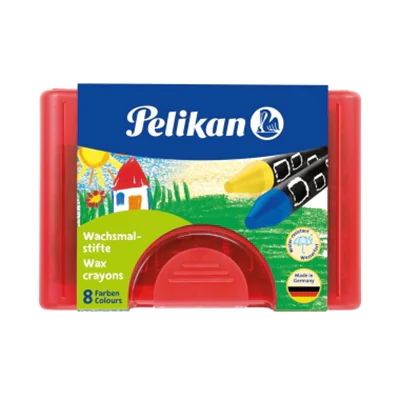 Pelikan Wachsmalstift 665/8 WF 723148 sortiert 8 St./Pack. Pelikan Wachsmalstift 665/8 WF 723148 sortiert 8 St./Pack.