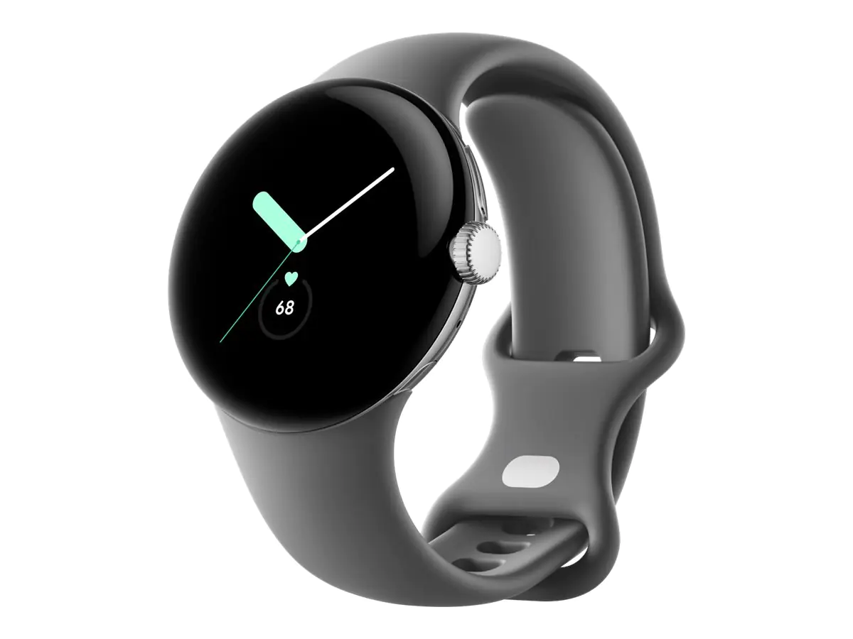Google Pixel Watch - Silber poliert - intelligente GA03305-DE