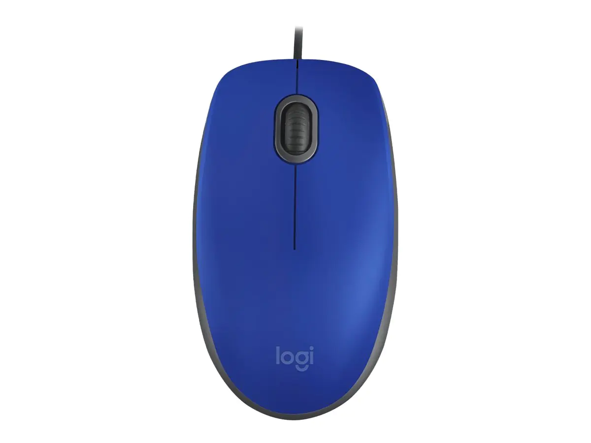Logitech M110 Silent - Maus - rechts- und linkshändig - optisch - 3 Tasten - kabelgebunden - USB-A - Mid Gray Logitech M110 Silent - Maus - rechts- und linkshändig - optisch - 3 Tasten - kabelgebunden - USB-A - Mid Gray
