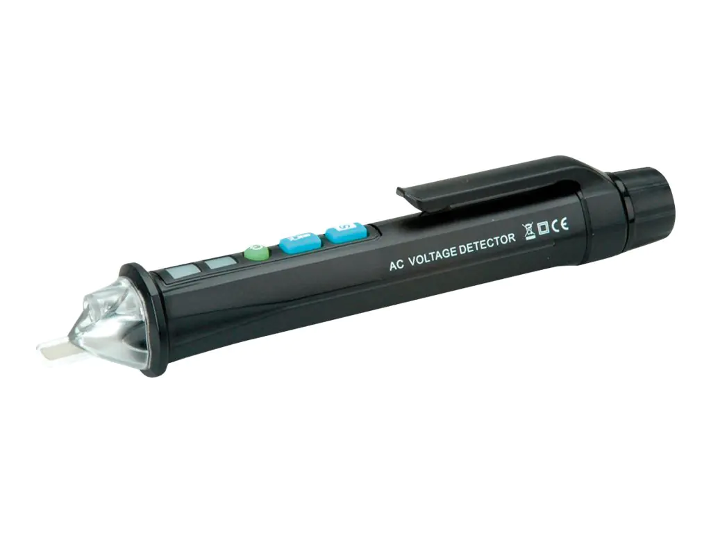 VALUE - Spannungsdetektor (Wechselstrom) - mit Taschenlampe - Schwarz