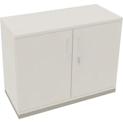 Flügeltürenschrank 2OH B1000xT442xH781 si/Weiß Flügeltürenschrank 2OH B1000xT442xH781 si/Weiß