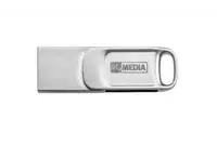 Verbatim USB 2.0 OTG Stick 64GB Typ A-C My Dual silber Verbatim USB 2.0 OTG Stick 64GB Typ A-C My Dual silber