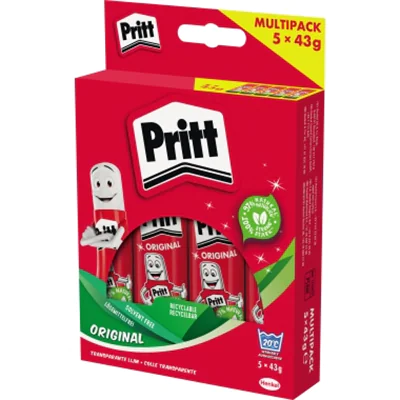 Pritt Klebestift PS8BF 43g Kunststoffhülse 5 St./Pack. Pritt Klebestift PS8BF 43g Kunststoffhülse 5 St./Pack.