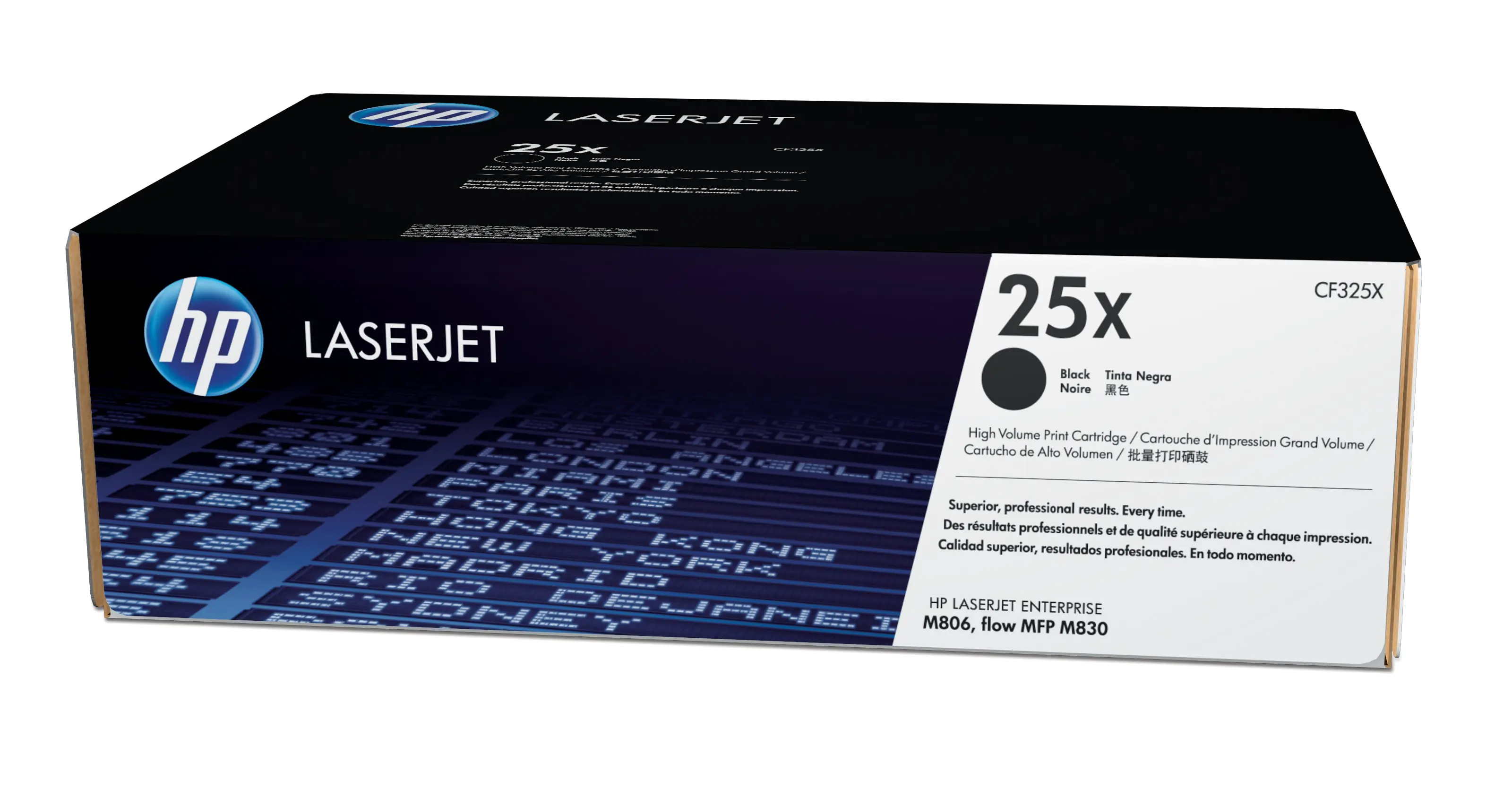 HP 25X - Hohe Ergiebigkeit - Schwarz - Original - LaserJet - Tonerpatrone (CF325X) - für LaserJet Enterprise M806dn, M806x+; LaserJet Enterprise Flow MFP M830z