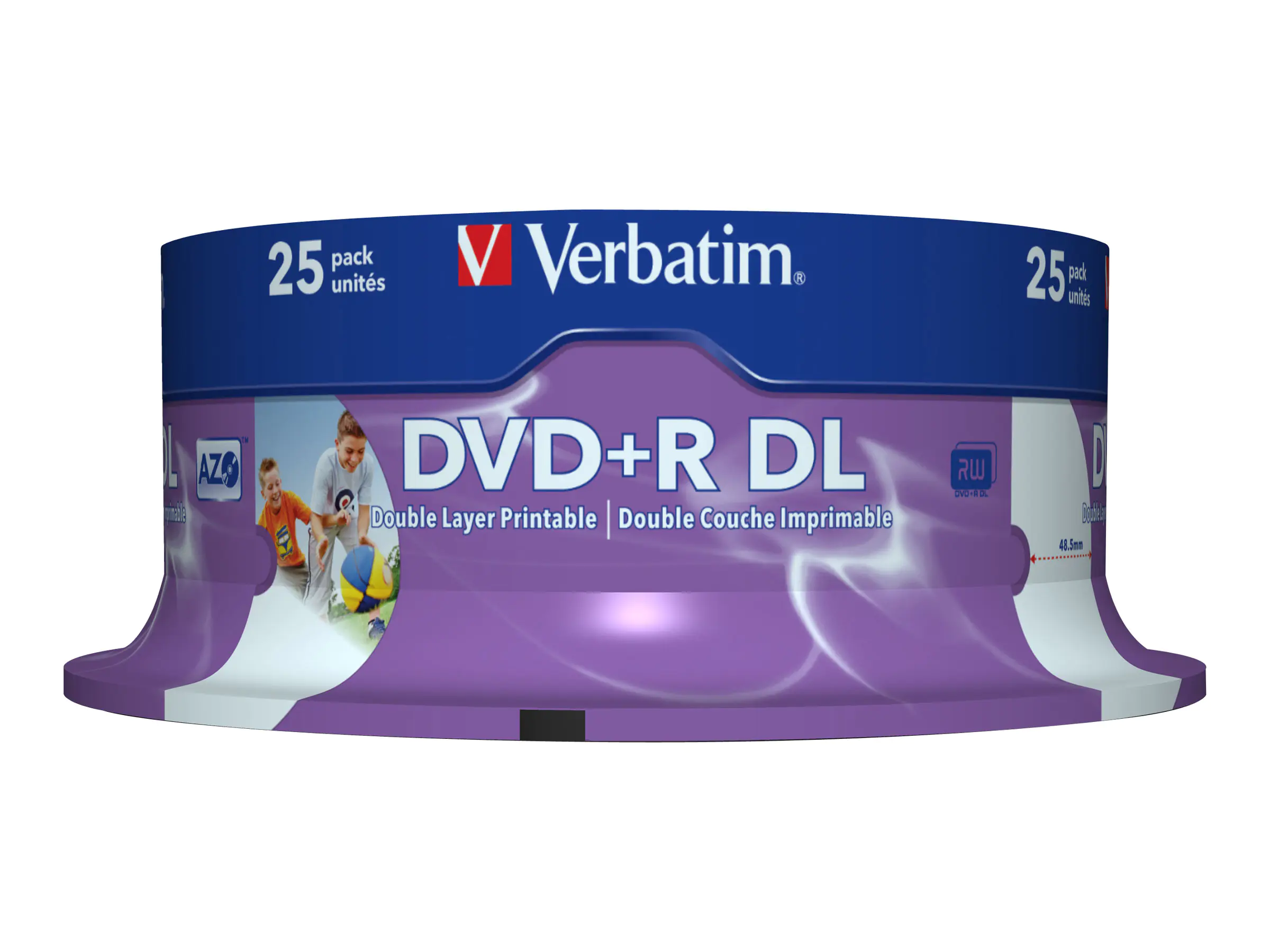 Verbatim 25 x DVD+R DL - 8.5 GB 8x - breite 43667