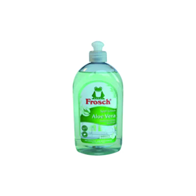 Frosch Geschirrspülmittel Aloe Vera biologisch abbaubar frei von Mikroplastik pH-Wert: 5,2 Kunststoff 0,5l Frosch Geschirrspülmittel Aloe Vera biologisch abbaubar frei von Mikroplastik pH-Wert: 5,2 Kunststoff 0,5l