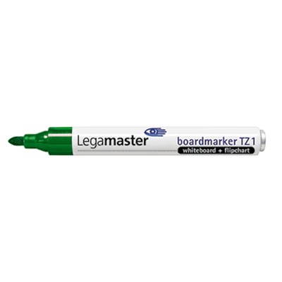 LEGAMASTER TZ 1 Boardmarker grün, 10 Stück(e), Grün, Grün, Weiß, Aluminium, Rund, 1,5 mm 7-110004