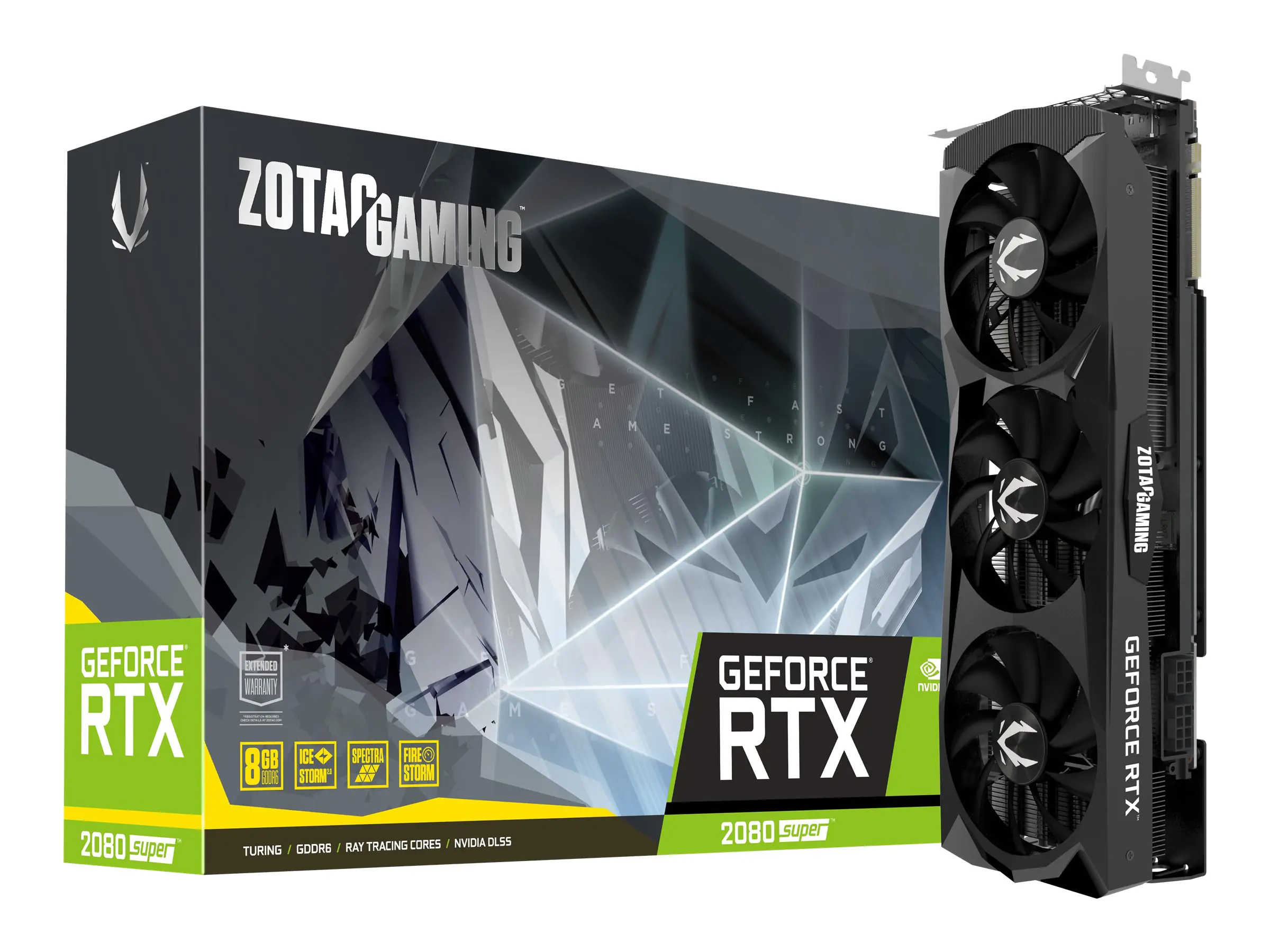 ZOTAC GAMING GeForce RTX 2080 SUPER Triple Fan Grafikkarten - 8 GB GDDR6 - ZT-T20820H-10P