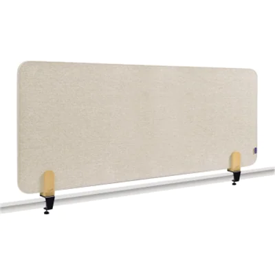 LEGAMASTER ELEMENTS Tischtrennwand akustik 60x160cm beige Klammern, Schreibtisch-Trennwand, Beige, 1600 x 21 mm, Stoff, Klemme, 4,8 cm 7-209822