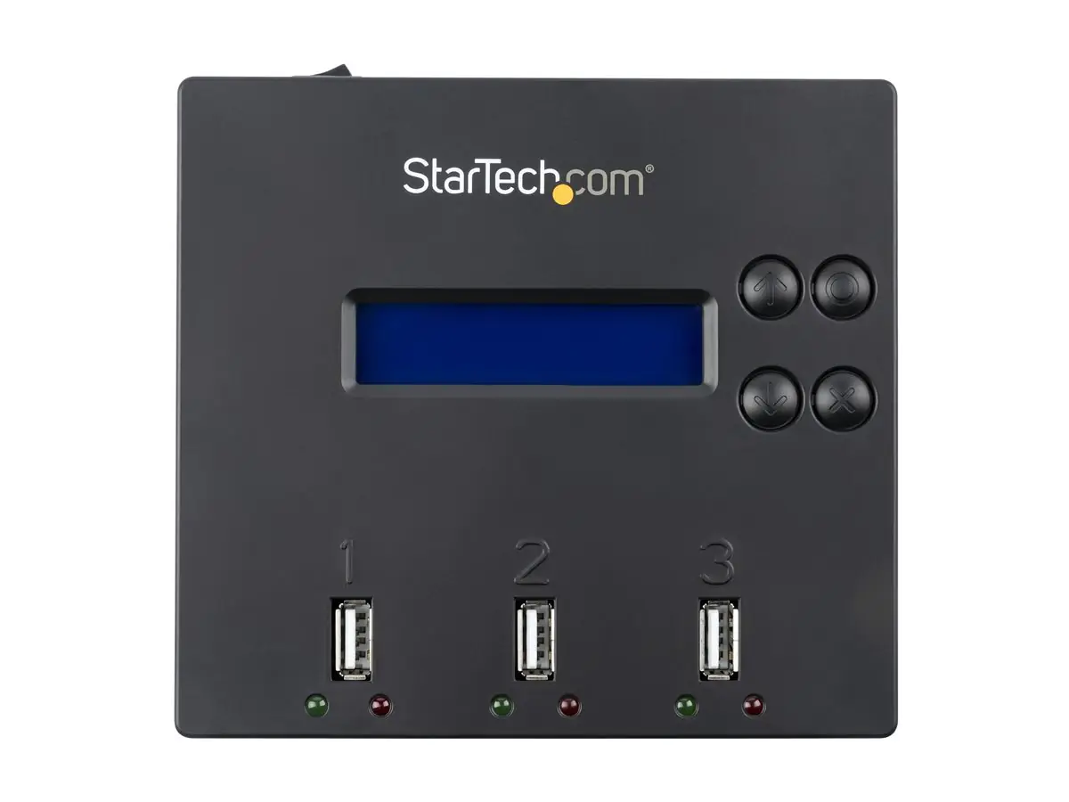 StarTech 1:2 Standalone USB 2.0 USB Stick Duplizierer und Eraser - Flash Drive Kopierer - USB-Disk-Duplikator - 2 Schächte - für P/N: SVA5H2NEUA