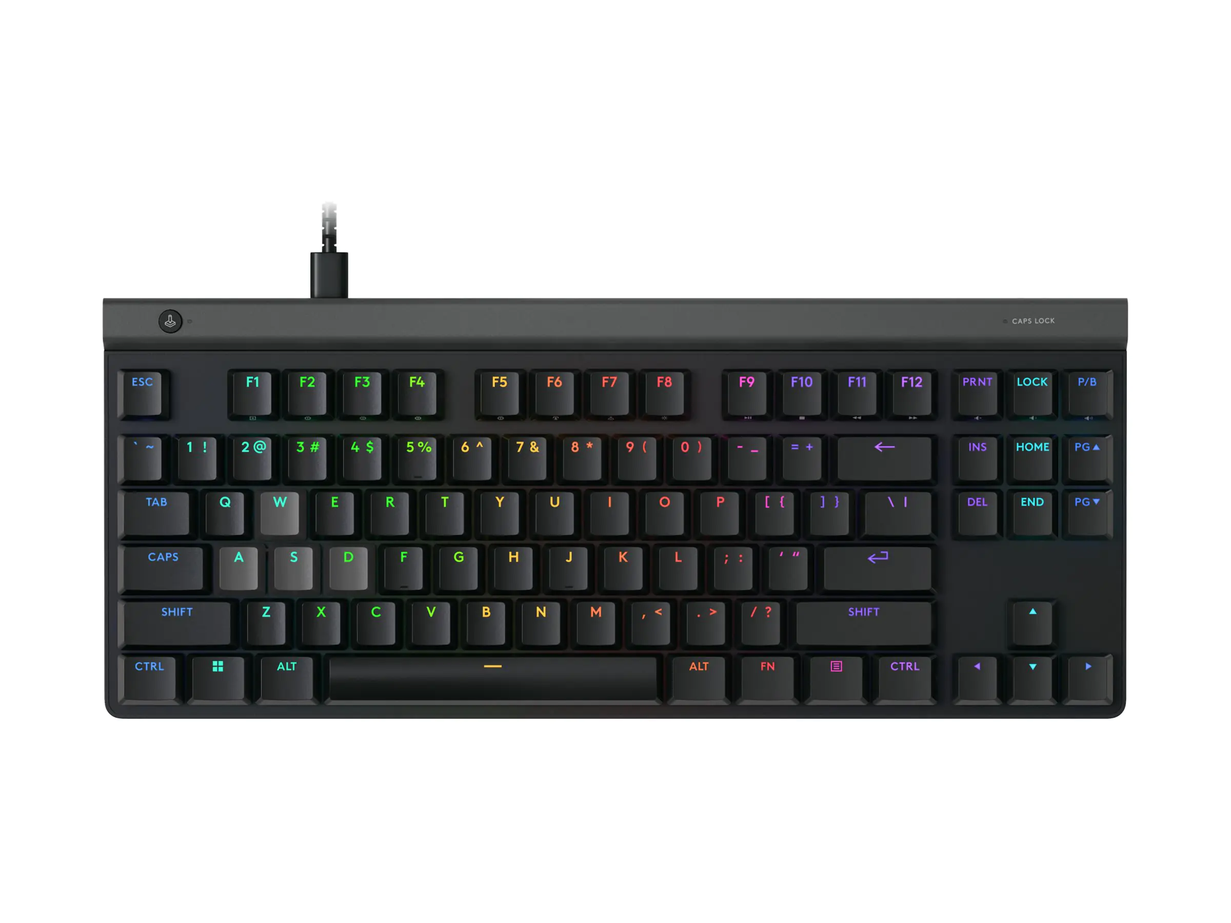 Logitech G G515 RAPID - Tastatur - low profile, analog - TKL - Hintergrundbeleuchtung - USB - QWERTZ - Deutsch - Schwarz