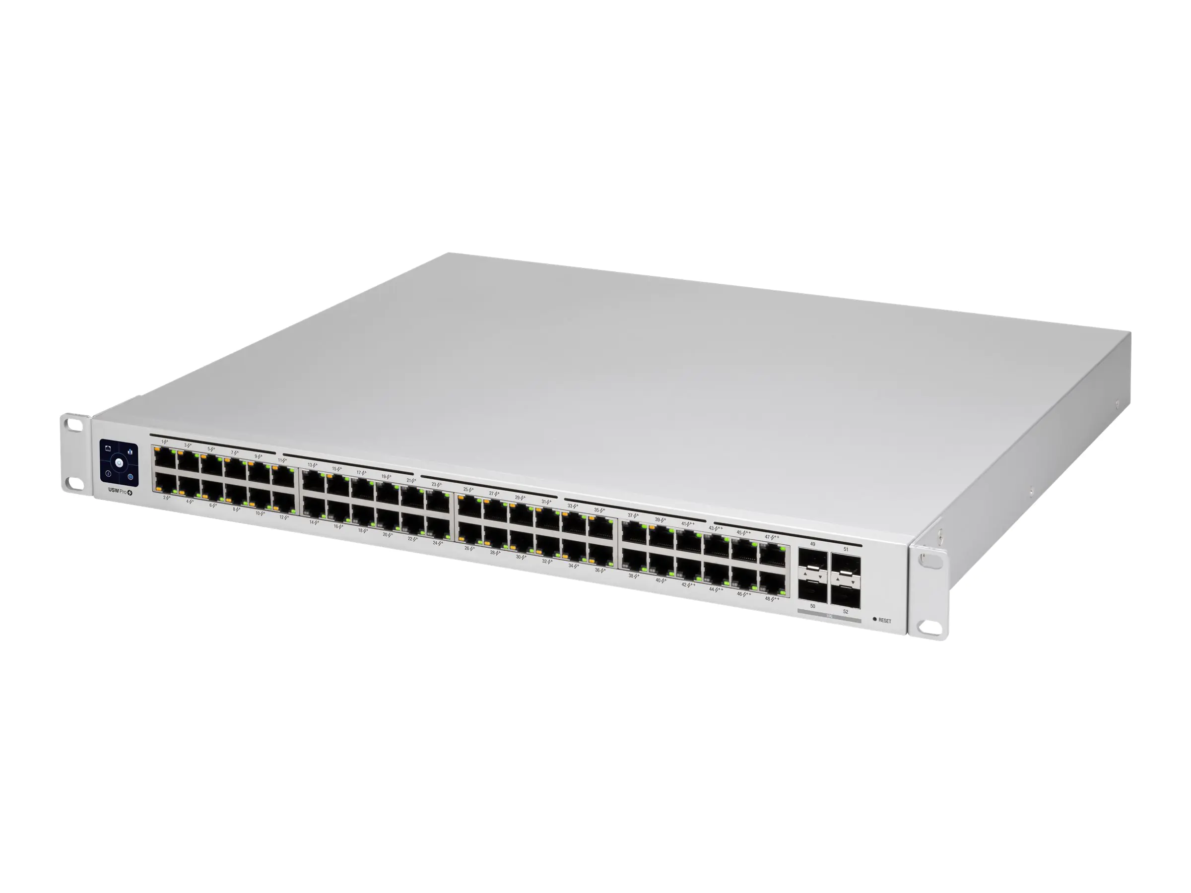 Ubiquiti UniFi Switch USW-PRO-48-POE - Switch - managed - 48 x 10/100/1000 (40 PoE+, 8 PoE++) + 4 x 10Gb Ethernet SFP+ - an Rack montierbar - PoE++ (600 W) - AC 120/230 V / DC 11,5/52 V Ubiquiti UniFi Switch USW-PRO-48-POE - Switch - managed - 48 x 10/100/1000 (40 PoE+, 8 PoE++) + 4 x 10Gb Ethernet SFP+ - an Rack montierbar - PoE++ (600 W) - AC 120/230 V / DC 11,5/52 V