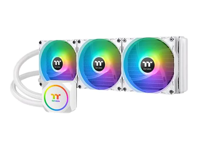 Thermaltake TH360 ARGB Sync - Snow Edition - Prozessor-Flüssigkeitskühlsystem - (für: LGA1156, AM2, AM2+, LGA1366, AM3, LGA1155, AM3+, LGA2011, FM1, FM2, LGA1150, LGA2011-3, LGA1151, AM4, LGA2066, LGA1200) - Kupfer - 120 mm - weiß
