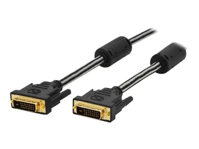 Ednet Premium - DVI-Kabel - Dual Link - DVI-D (M) zu DVI-D (M) - 3 m - Schwarz