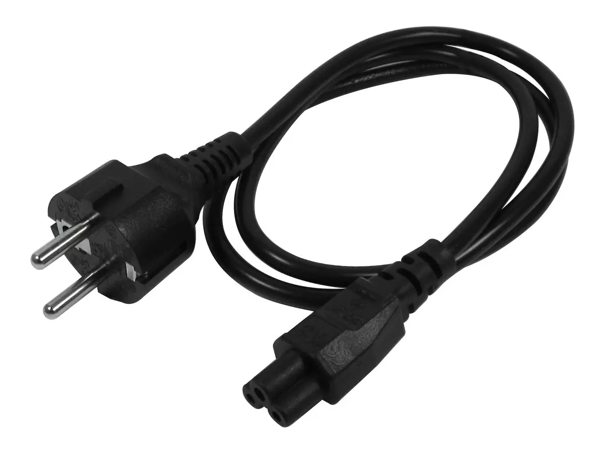 StarTech.com StarTech 3m (10ft) Laptop Power Cord, EU Schuko to C5, 2.5A 250V, 18AWG, Notebook / Laptop Replacement AC Cord, Printer/Power Brick Cord, Schuko CEE 7/7 to Clover Leaf IEC 60320 C5 - Laptop Charger Cable (753E-3M-POWER-LEAD)