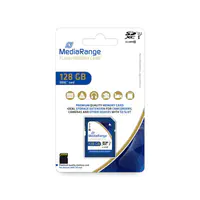 MediaRange SD-Card 128GB SDXCÖ UHS-1 Klasse 10, 128GB MediaRange SD-Card 128GB SDXCÖ UHS-1 Klasse 10, 128GB