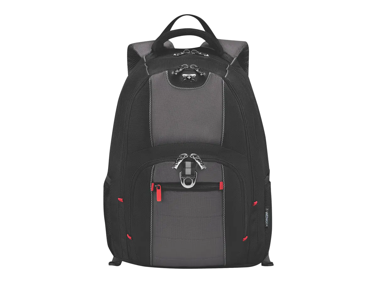 Wenger Pillar - Notebook-Rucksack - 40.6 cm (16") - Schwarz/Grau