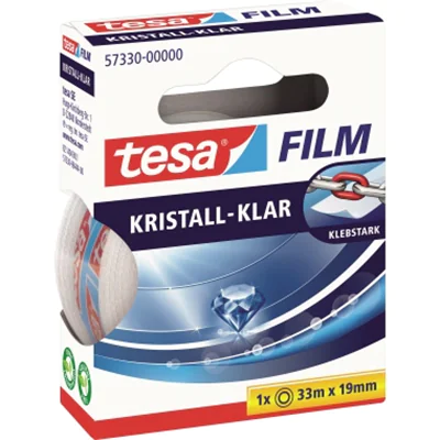 tesa Klebefilm tesafilm kristall- klar 57330-00000 19mmx33m tesa Klebefilm tesafilm kristall- klar 57330-00000 19mmx33m