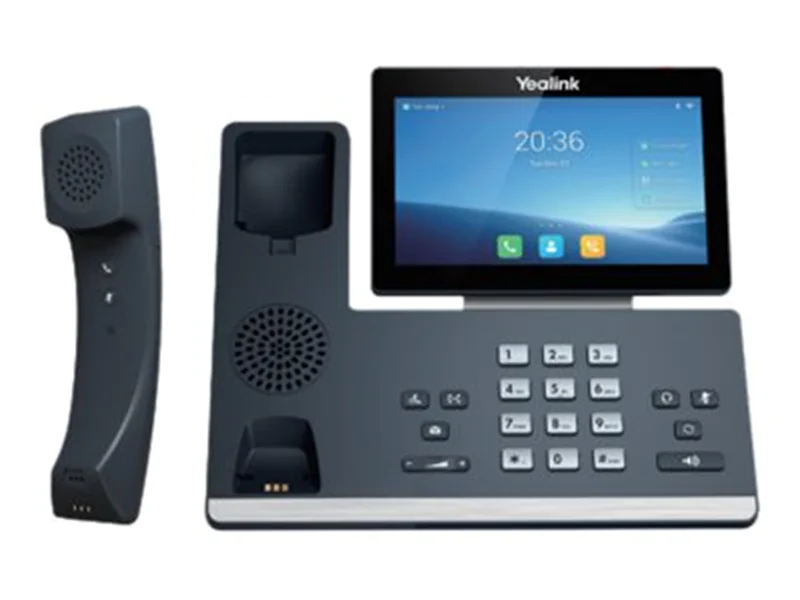 Yealink SIP-T58W PRO, IP-Telefon, Grau, Kabelloses Mobilteil, Im Band, Out-of band, SIP-Info, 1000 Eintragungen, LCD
